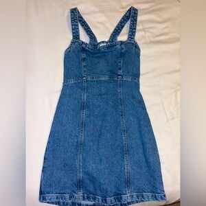 Zara denim mini dress